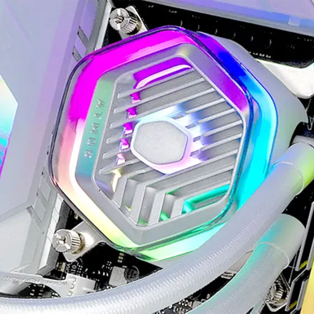 Cooler Master MasterLiquid 240 Atmos White ARGB CPU Liquid Cooler - Image 9