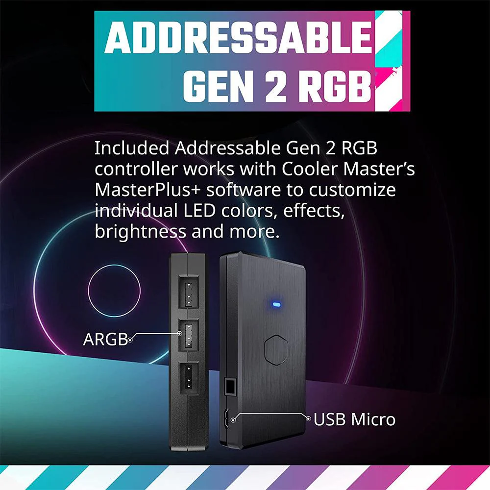 Cooler Master MasterLiquid PL240 FLUX ARGB CPU Liquid Cooler - Image 13