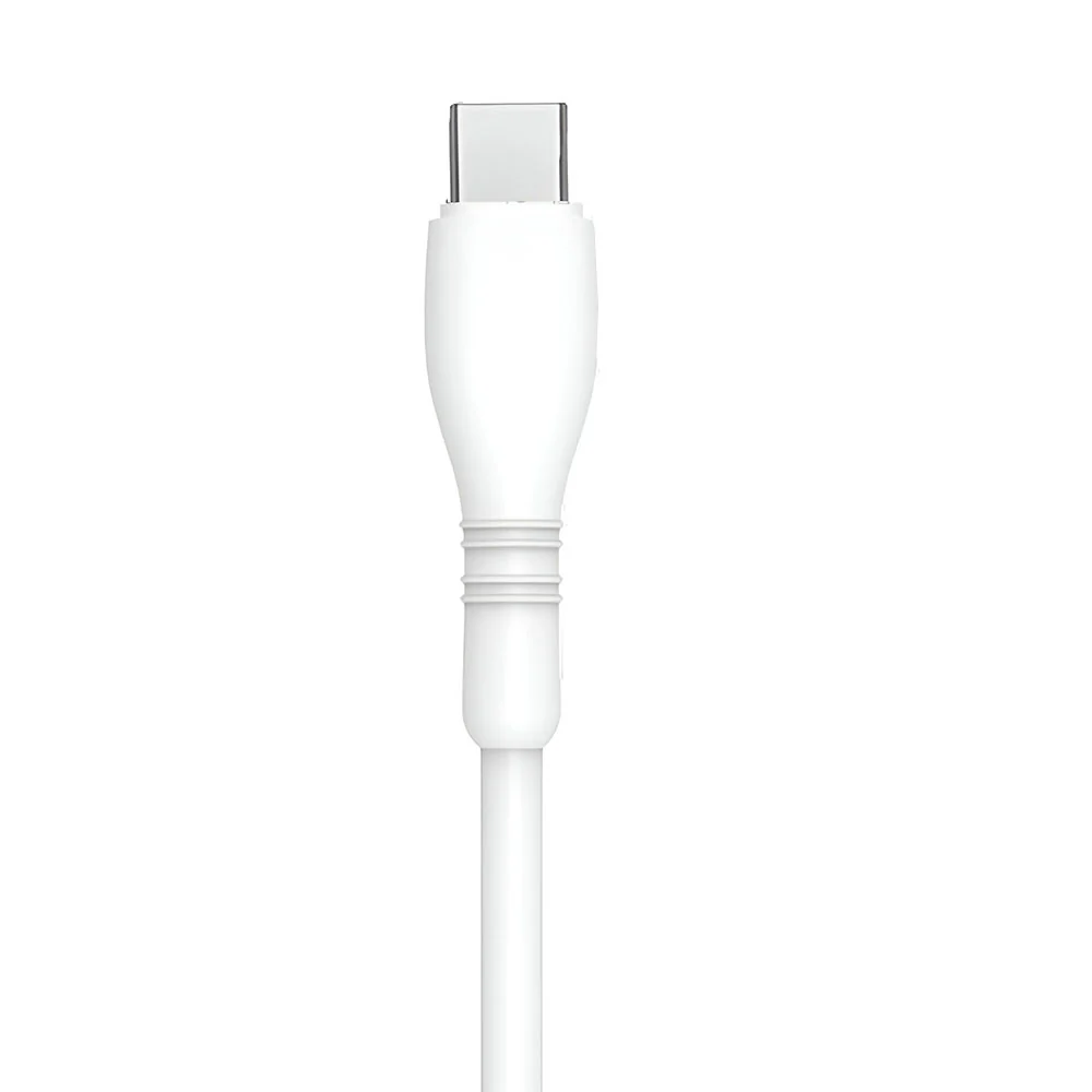 Cougar L3 USB To Type-C Cable 3.1A Fast Charging 1m - White - Image 3