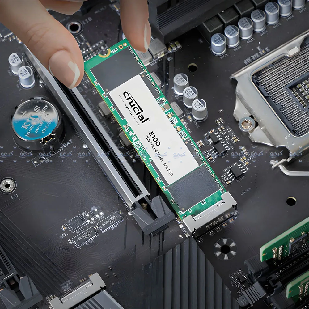 Crucial E100 480GB NVMe PCIe M.2 SSD - Image 3