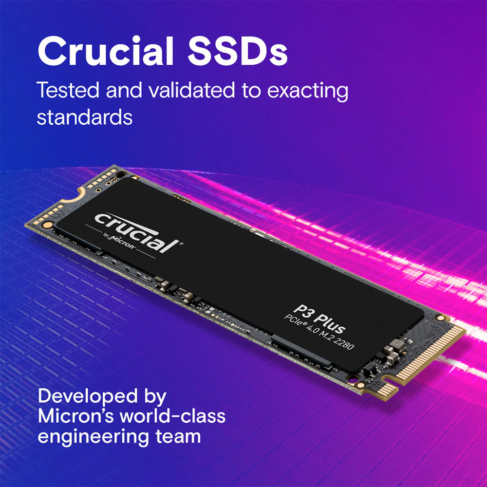 Crucial P3 Plus 1TB NVMe PCIe M.2 SSD - Image 7