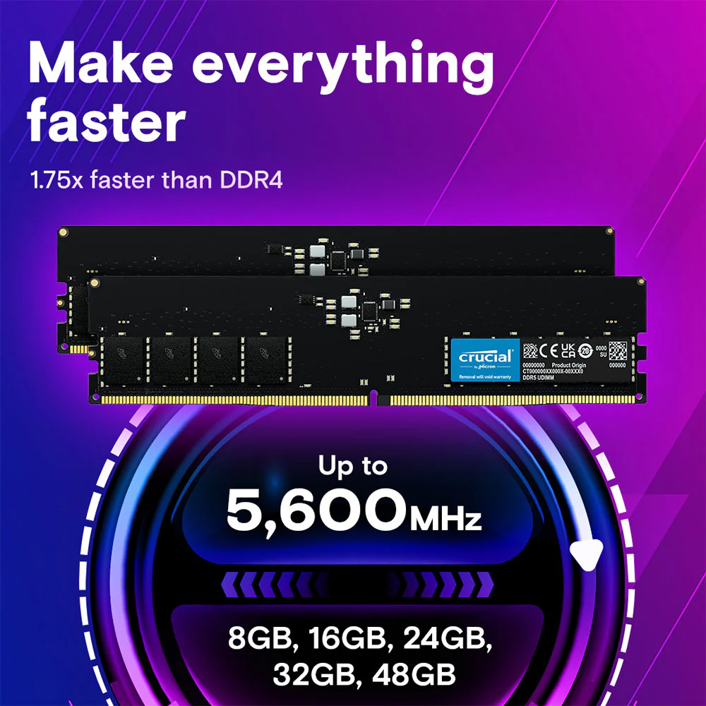 Crucial RAM 32GB DDR5 5600MHz - Image 4
