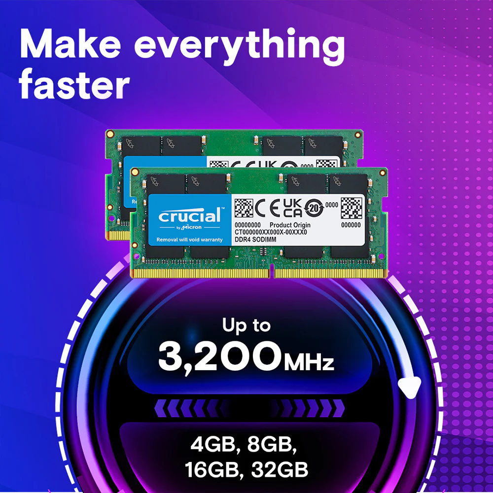 Crucial RAM For Laptop 8GB DDR4 3200MHz - Image 6