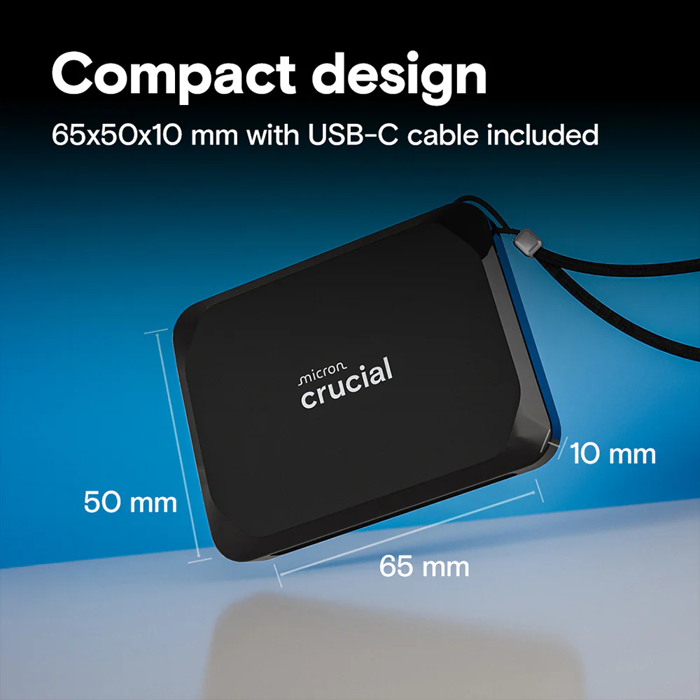 Crucial X9 2TB Portable External SSD Drive - Image 4