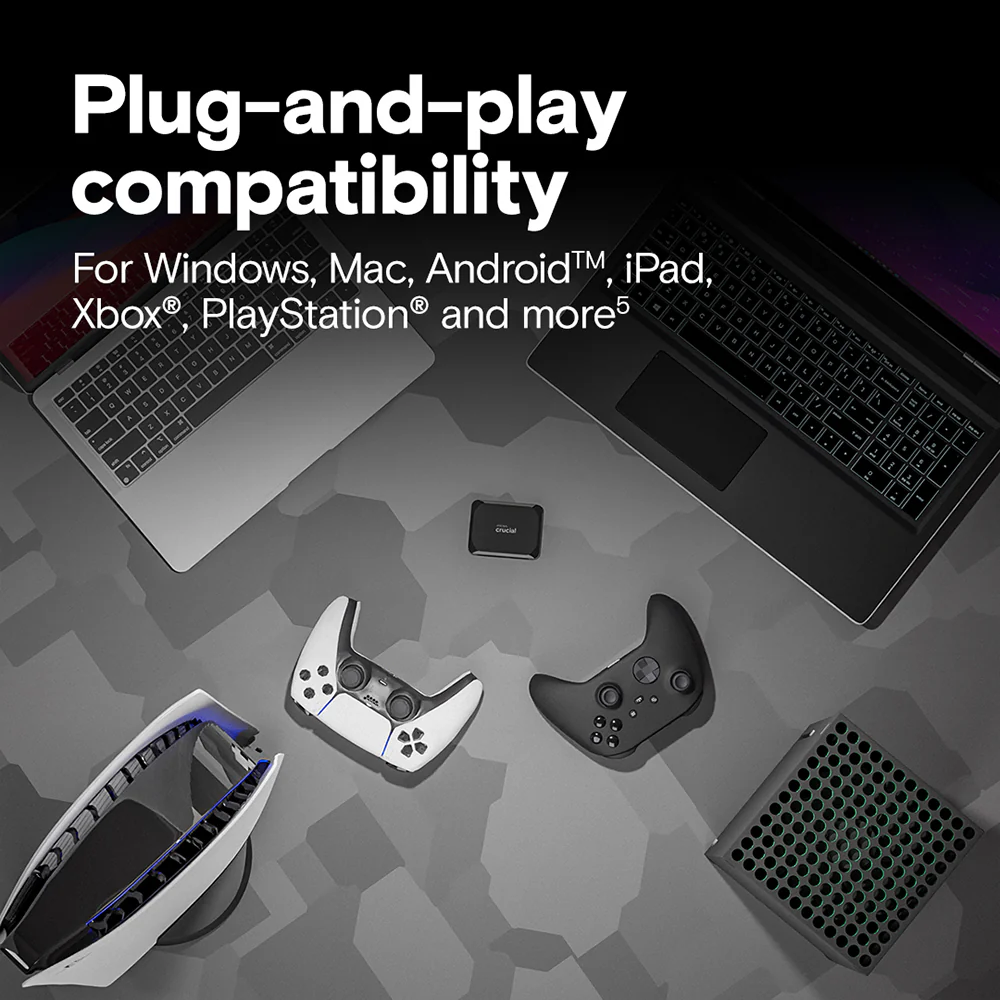 Crucial X9 2TB Portable External SSD Drive - Image 5