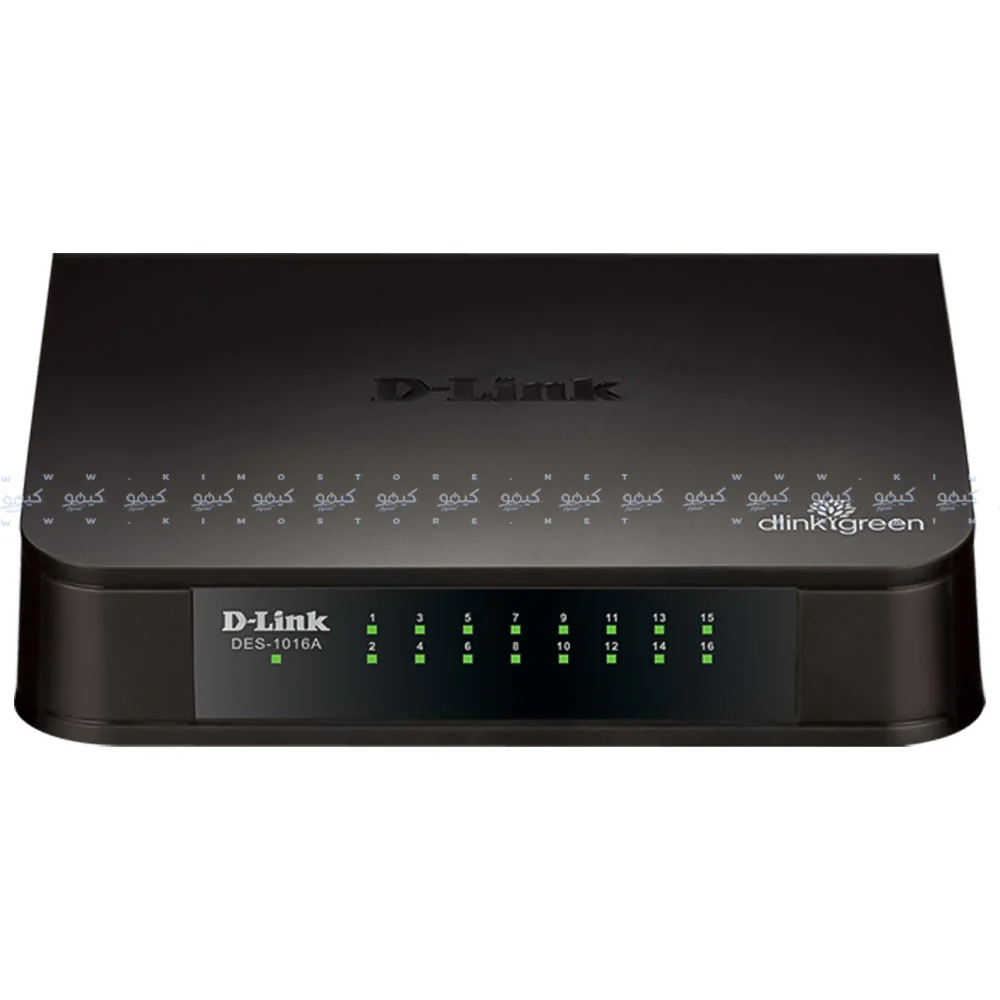 D-Link DES-1016A Unmanaged Desktop Switch 16 Ports 10/100Mbps