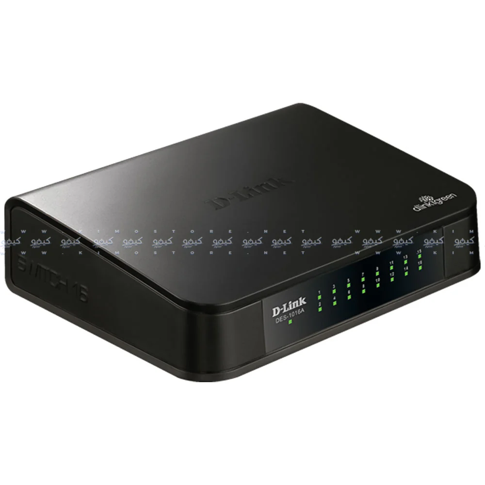 D-Link DES-1016A Unmanaged Desktop Switch 16 Ports 10/100Mbps - Image 2