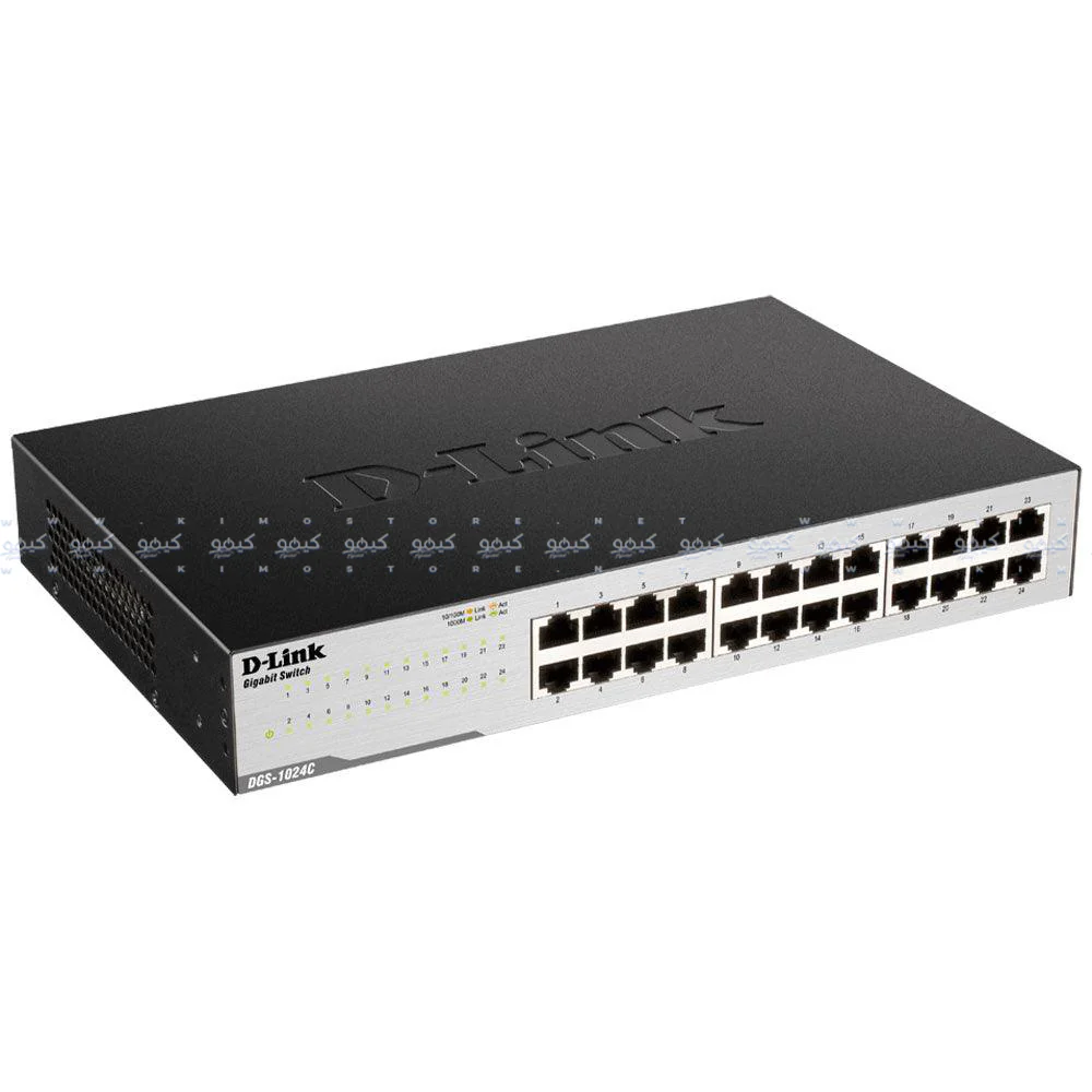 D-Link DGS-1024C Unmanaged Rackmount Switch 24 Ports 10/100/1000Mbps - Image 2