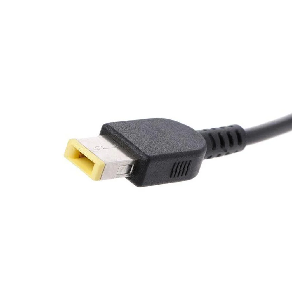 DC Power Charger Plug Cable For Lenovo Laptop (USB Square Pin) - Image 2