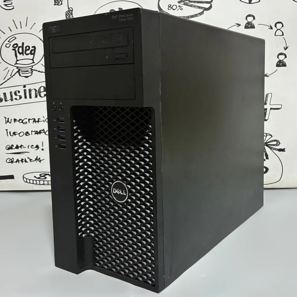 Dell Precision 3620 Tower PC (Intel Xeon E3-1240 V5 - 8GB DDR4 - No Hard - No Graphics Card) Original Used - Image 2