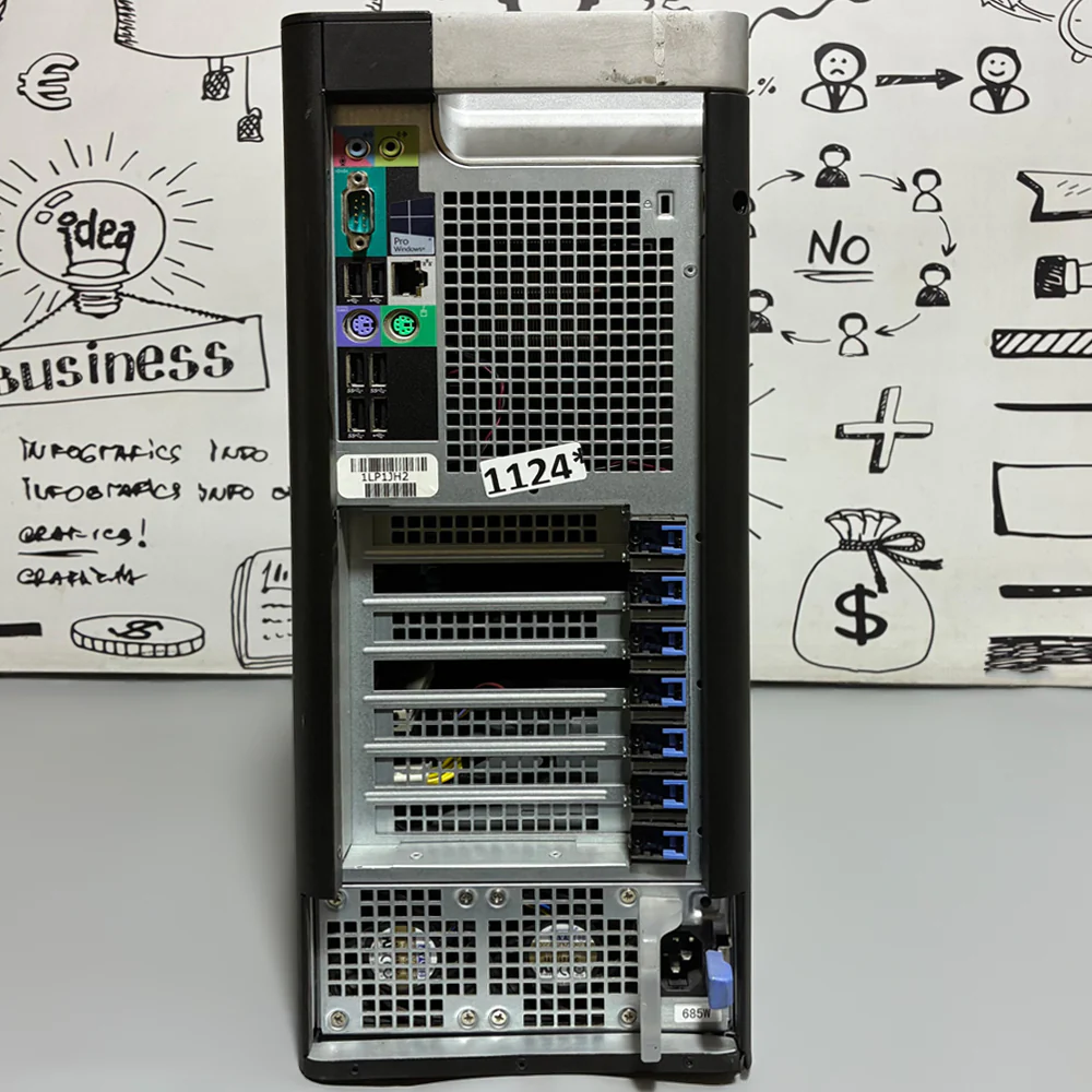 Dell Precision 5810 Workstation (Intel Xeon E5-1603 V3 - 16GB DDR4 - No Hard - No Graphics Card) Original Used - Image 4