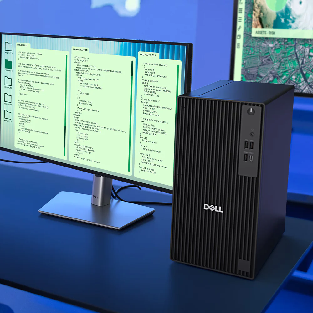 Dell Pro QCT1250 Tower PC (Intel Core i5-14500 - 8GB Ram - M.2 512GB - Intel UHD Graphics - Keyboard + Mouse) - Image 6