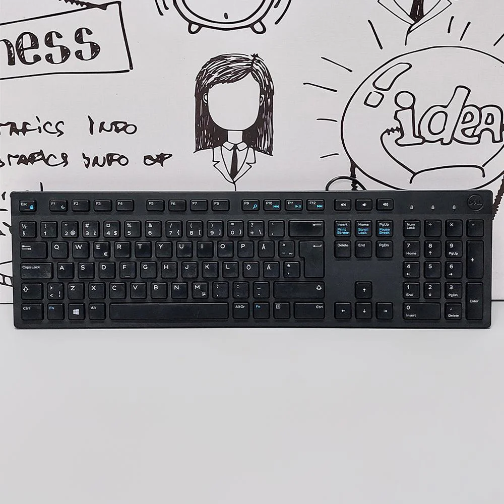 Dell Slim Wired Keyboard (Original Used) - Image 2