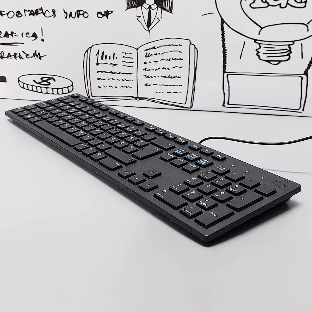 Dell Slim Wired Keyboard (Original Used) - Image 4