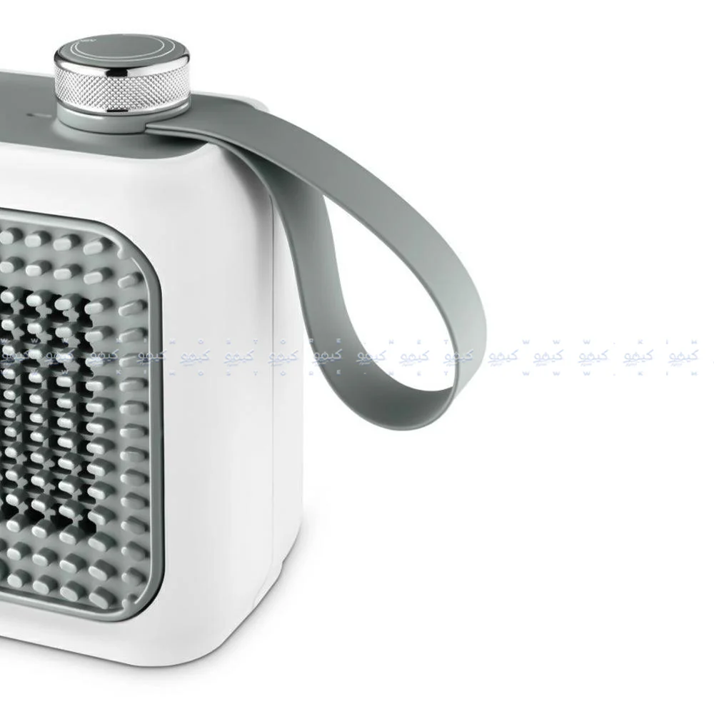 Delonghi Capsule Desk Ceramic Fan Heater HFX10B03.GR 360W - Gray - Image 3
