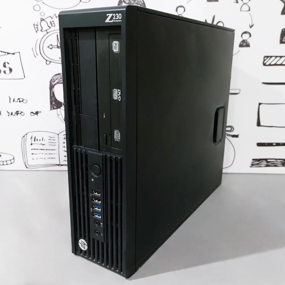 HP Z230 Desktop Workstation (Intel Core i5-4570 - 4GB DDR3 - No Hard - Intel HD Graphics) Original Used - Image 2