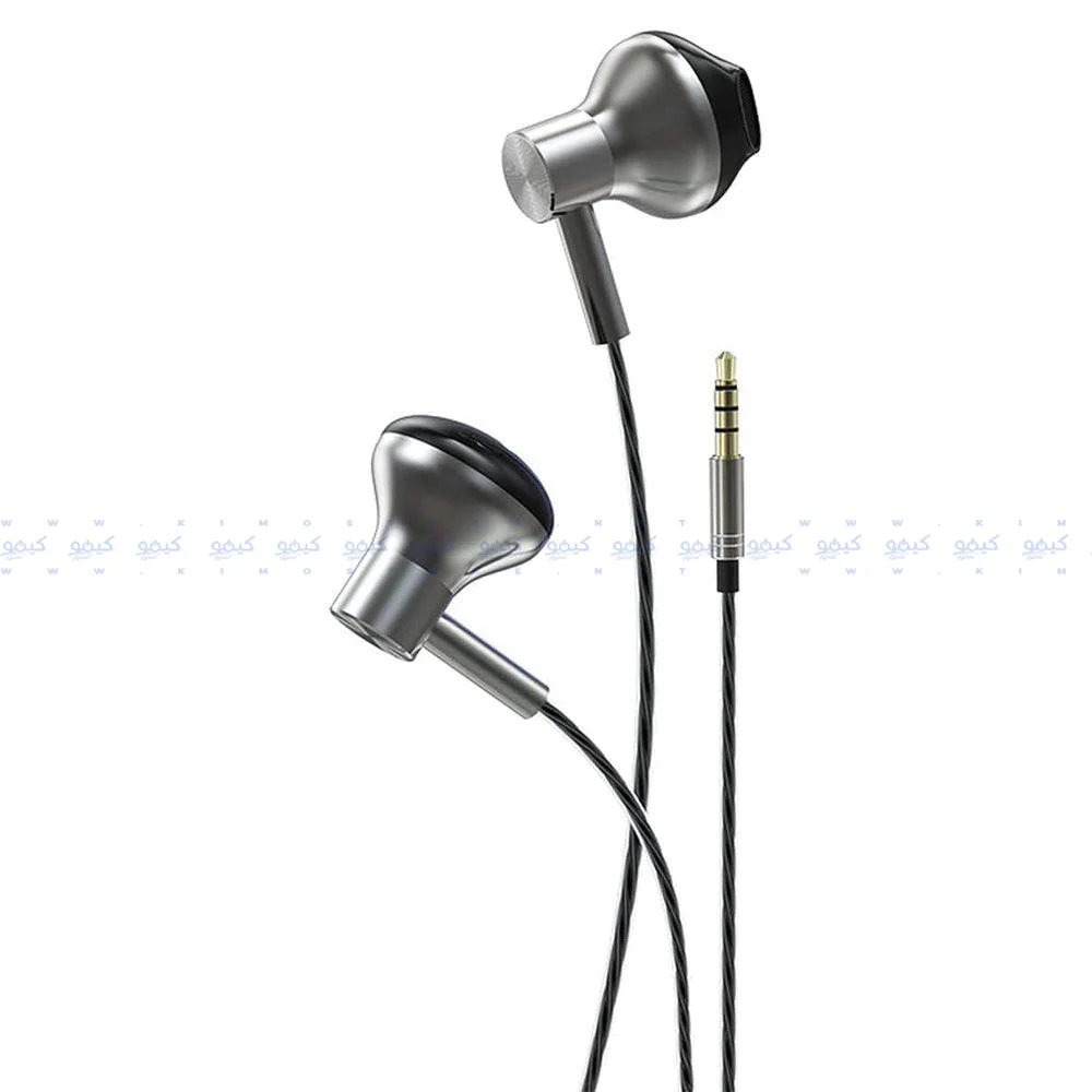 Devia EM101 Metal Remote Earphone - Black - Image 2