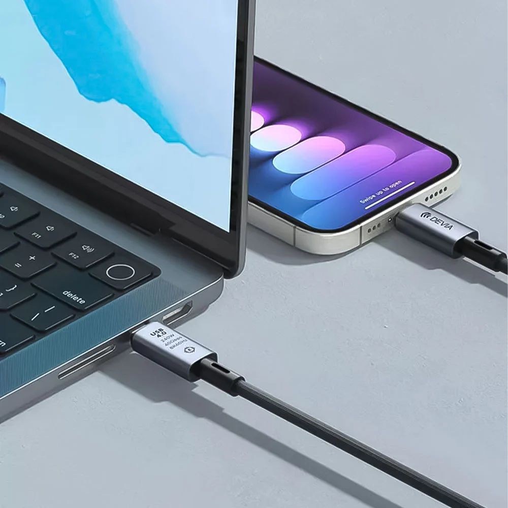 Devia Extreme Speed Series EC641 Type-C To Type-C Cable 240W Fast Charging 1m - Black - Image 6