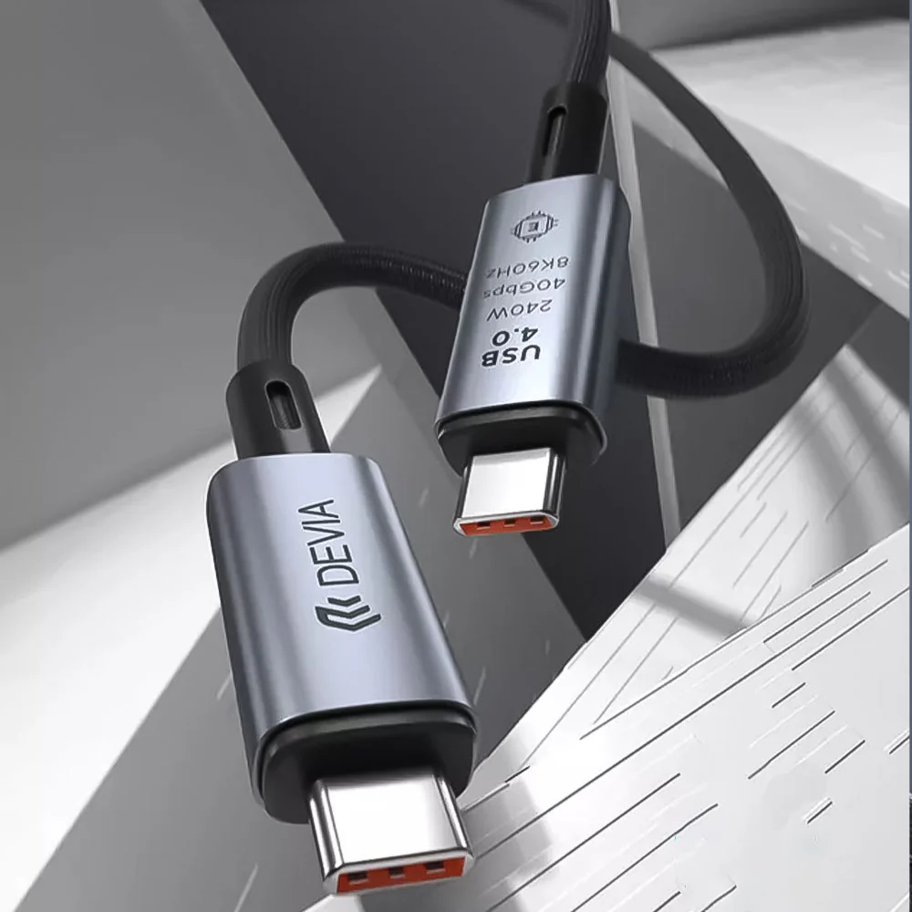 Devia Extreme Speed Series EC641 Type-C To Type-C Cable 240W Fast Charging 1m - Black - Image 7