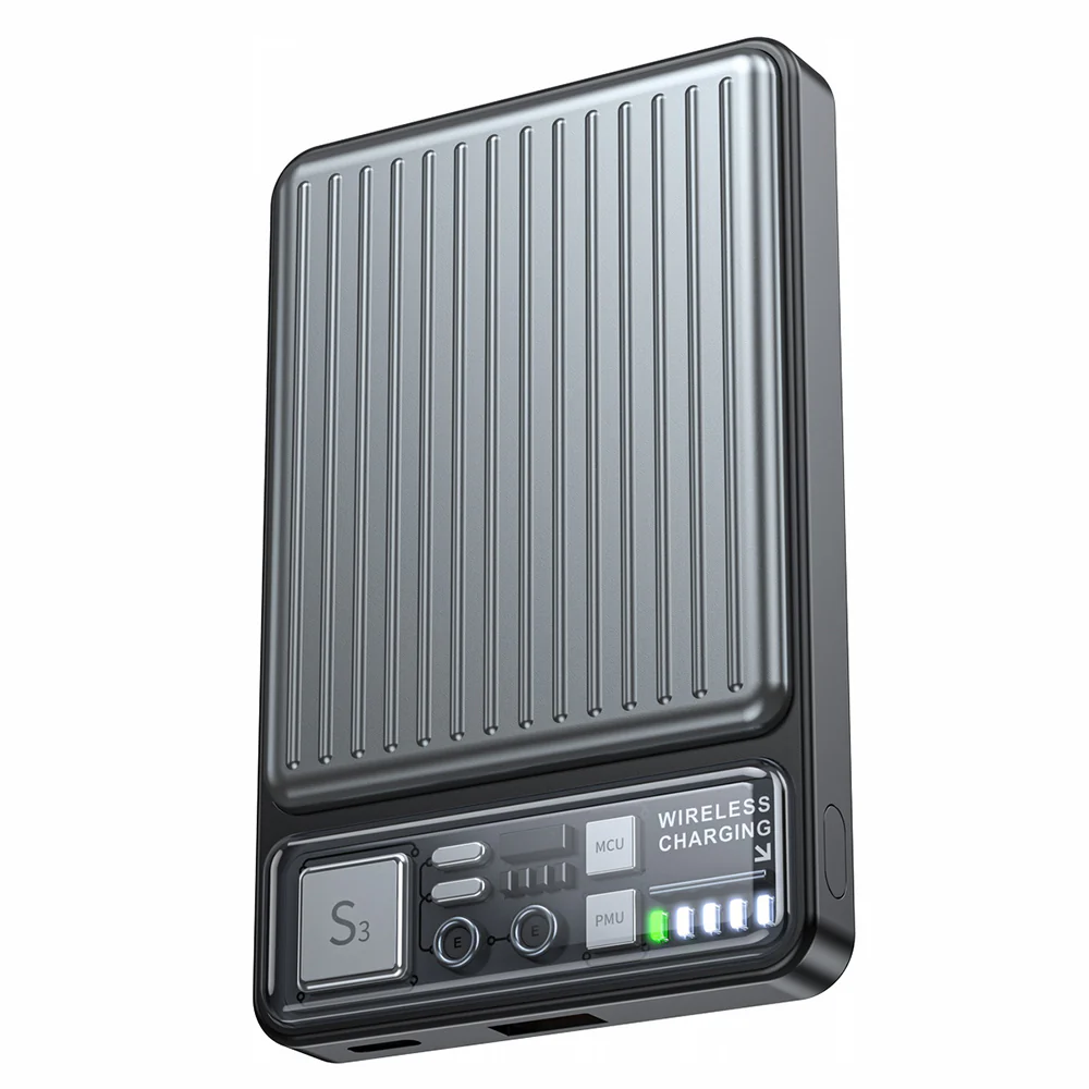 Devia Extreme Speed Series S28 Magnetic Wireless Power Bank USB + Type-C 22.5W Fast Charging 10000mAh - Image 2