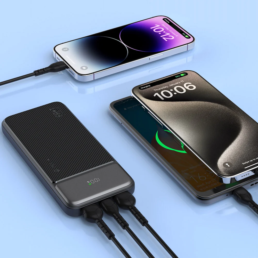 Devia Smart Series EP198 Power Bank 2x USB + Type-C 22.5W Fast Charging 10000mAh - Image 6