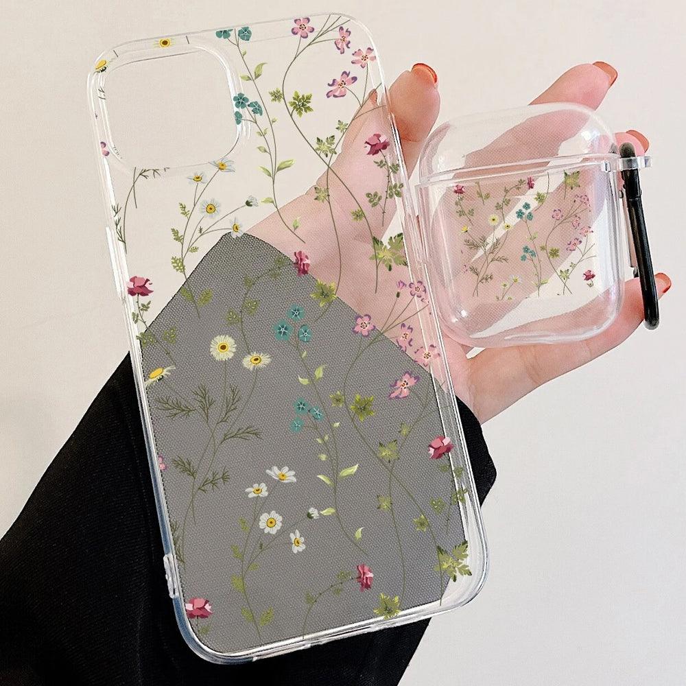 Ditsy Floral Clear Phone Cover iPhone - Image 2