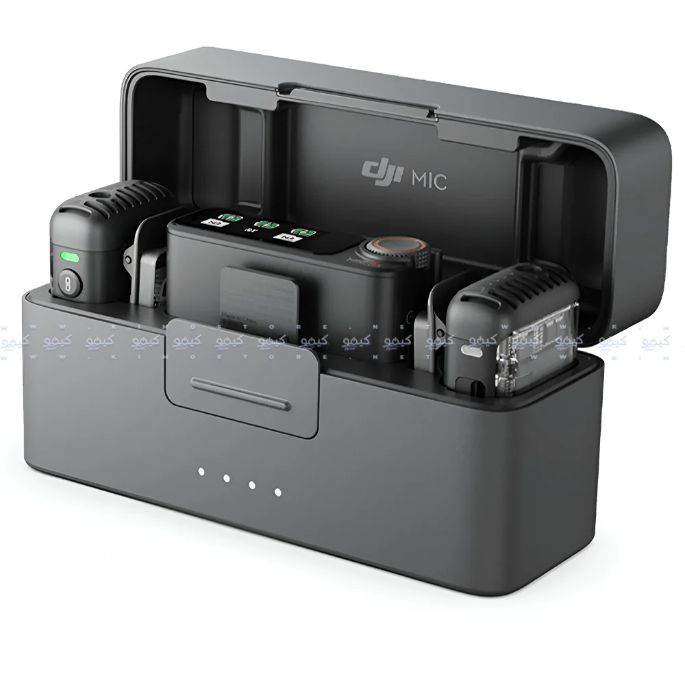DJI Mic 2 All-in-One Dual Channel Wireless Microphone System - Black