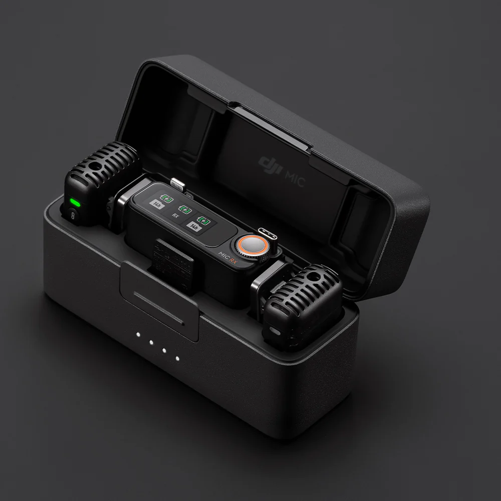 DJI Mic 2 All-in-One Dual Channel Wireless Microphone System - Black - Image 14