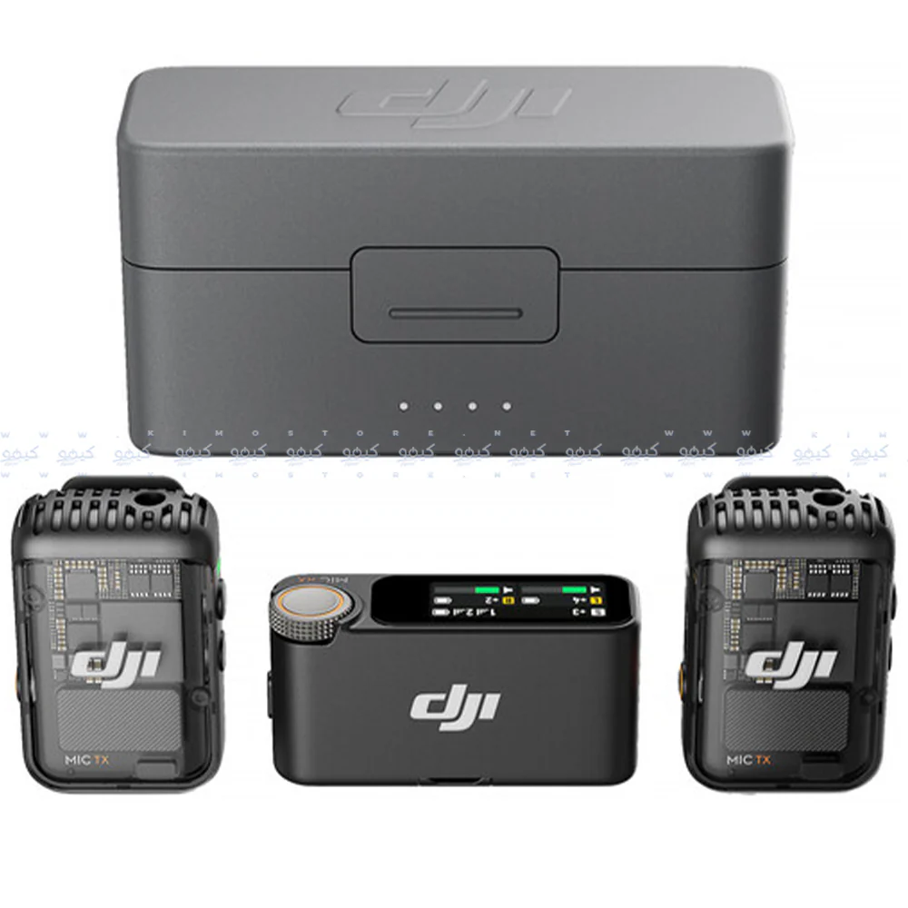 DJI Mic 2 All-in-One Dual Channel Wireless Microphone System - Black - Image 3