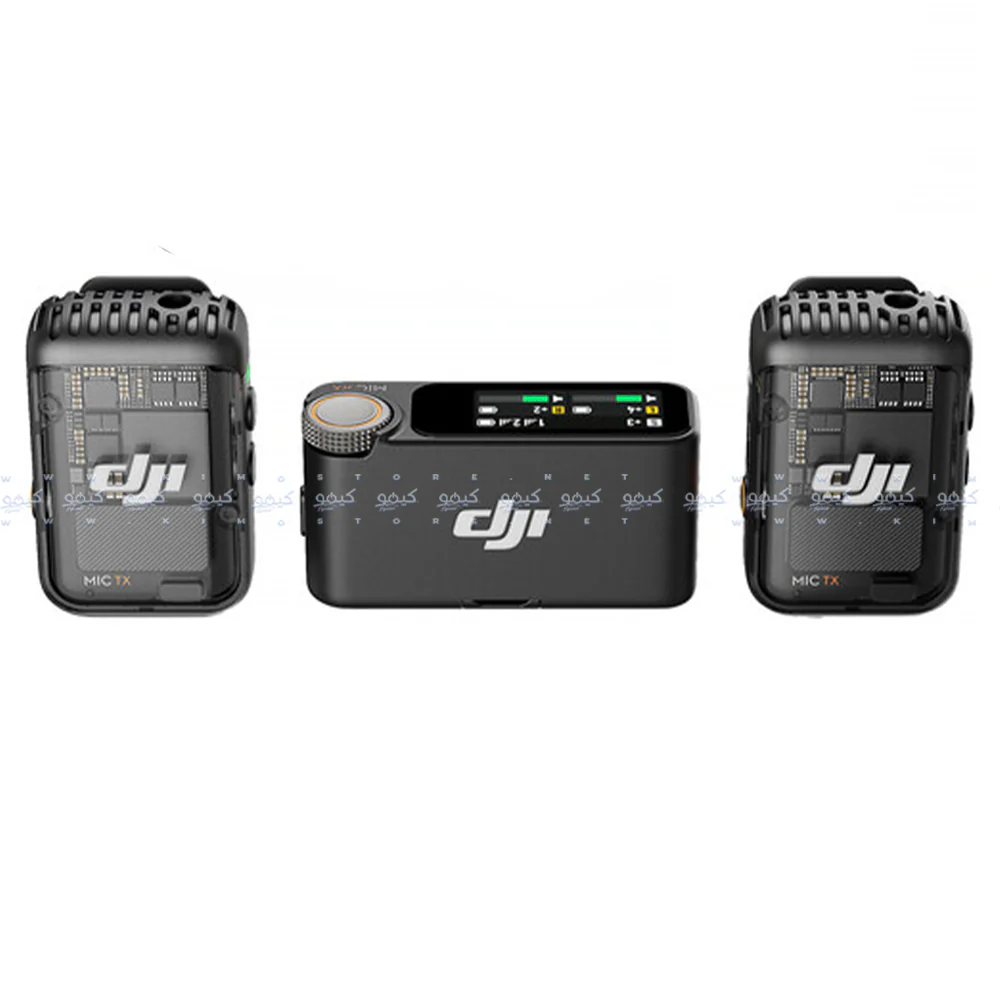 DJI Mic 2 All-in-One Dual Channel Wireless Microphone System - Black - Image 4