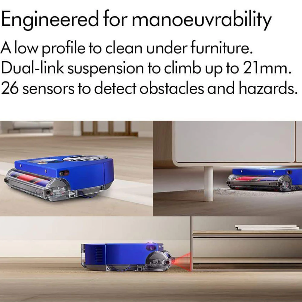 Dyson 360 Vis Nav RB03 Robot Vacuum 435W - Blue x Nickel - Image 15