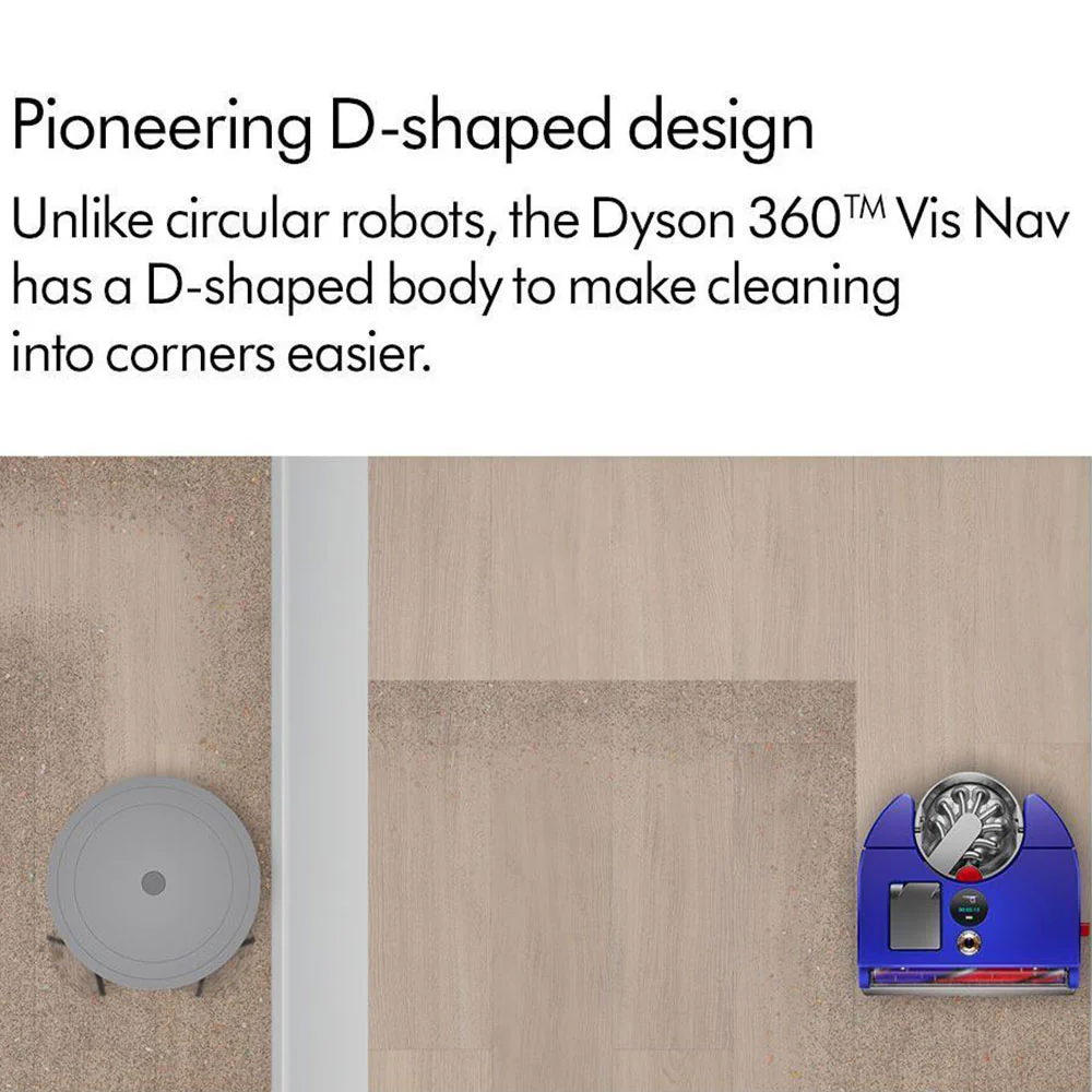 Dyson 360 Vis Nav RB03 Robot Vacuum 435W - Blue x Nickel - Image 17