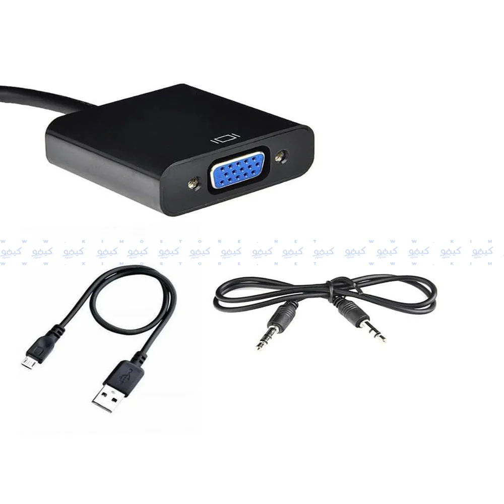 E-Train CV727 HDMI To VGA Converter With Power and Audio - Image 3