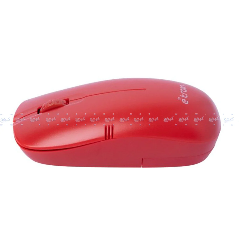 E-Train MO10R Wireless Mouse 1200Dpi - Red - Image 3