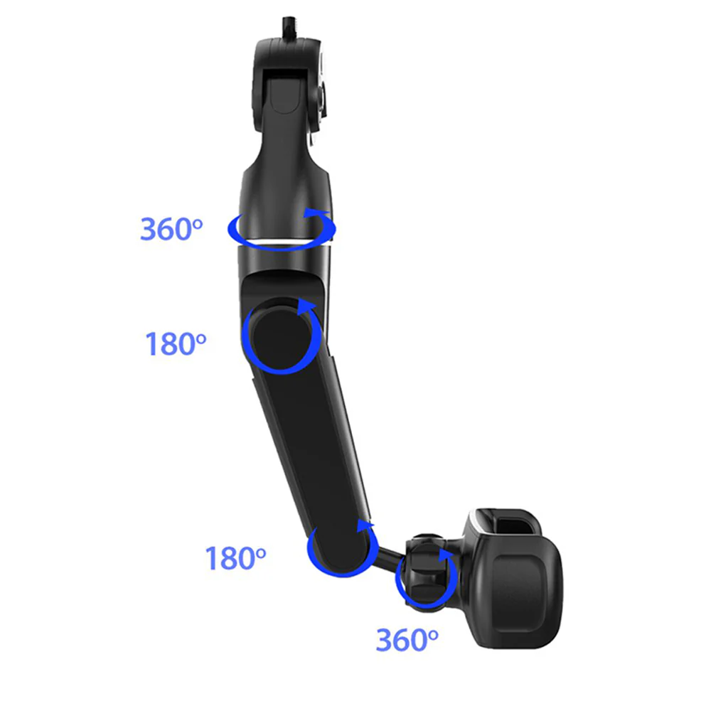 Earldom EH178 Mirror Car Phone Holder - Black - Image 3