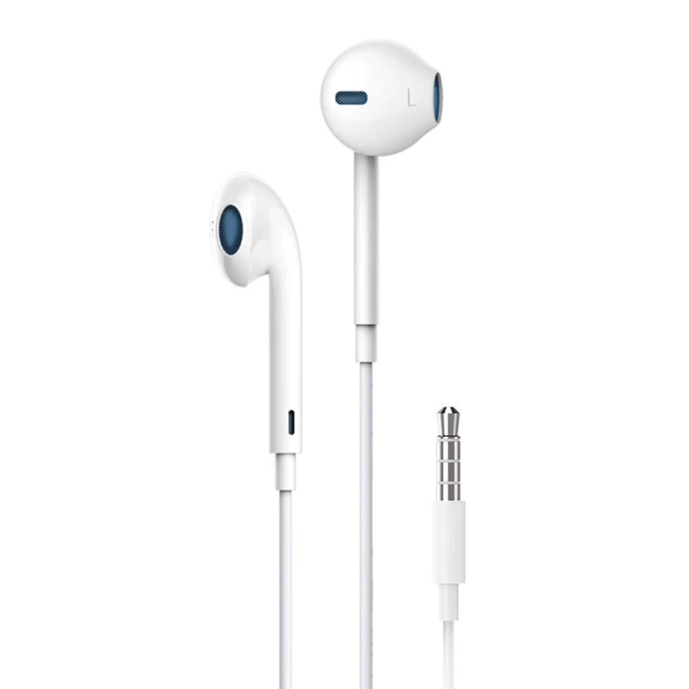 Devia Smart Series EM022 Stereo Earphone - White