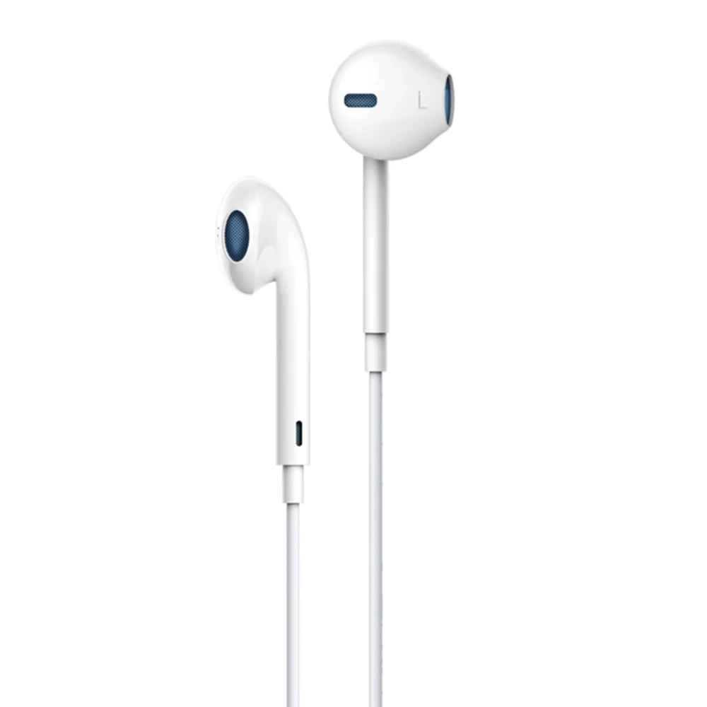 Devia Smart Series EM022 Stereo Earphone - White - Image 2