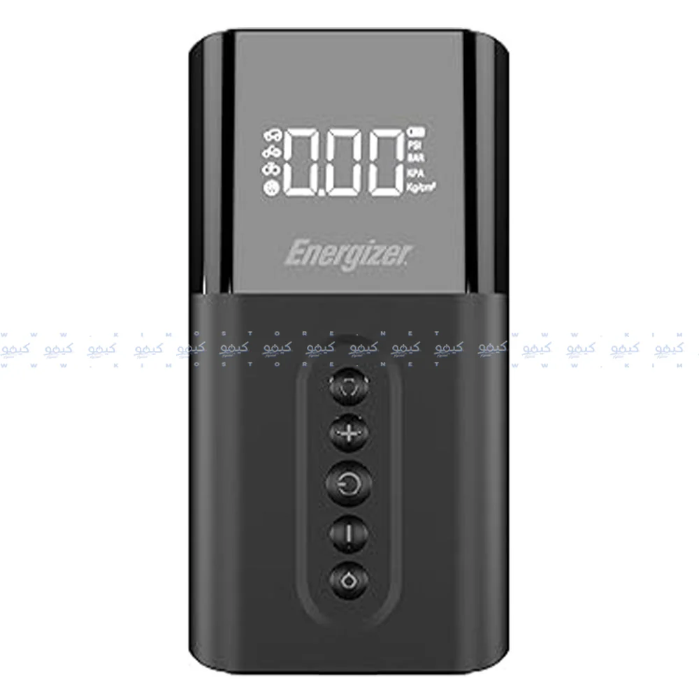 Energizer Portable Air Compressor With Power Bank PAC6003 - Black