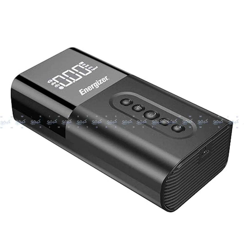 Energizer Portable Air Compressor With Power Bank PAC6003 - Black - Image 2