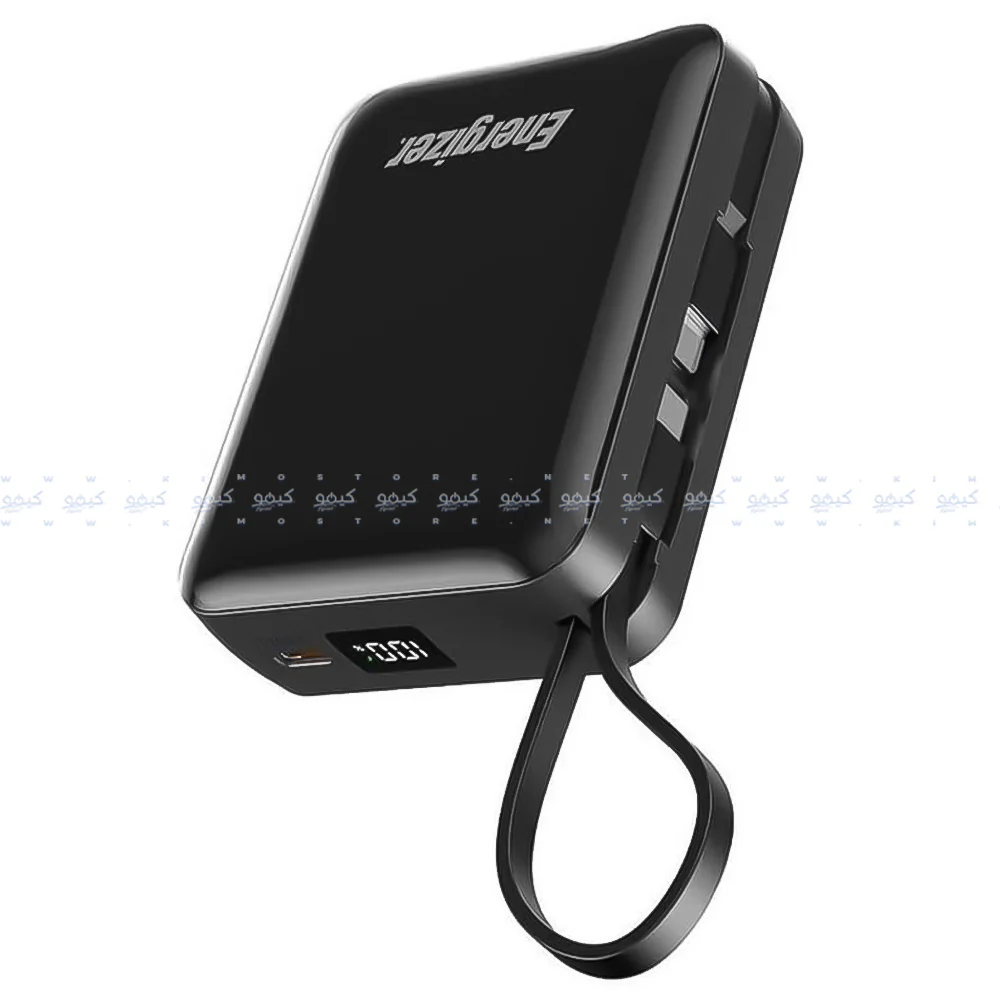 Energizer UE20077PQ Ultimate Power Bank PD Type-C 35W Fast Charging 20000mAh Built-In 2 Cables - Black - Image 3