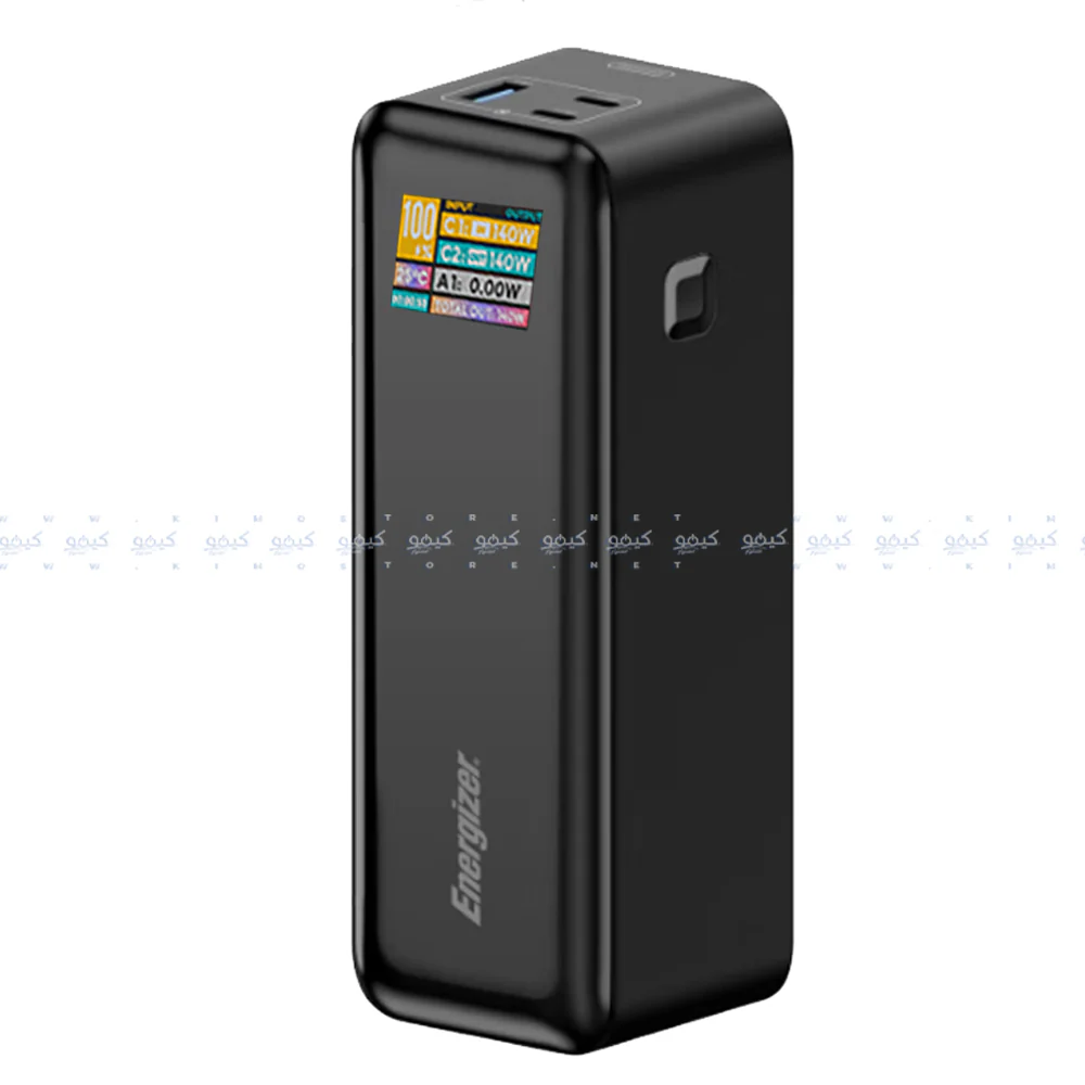 Energizer XP27000PD Power Bank USB + 2x PD Type-C 140W Fast Charging 27000mAh - Black