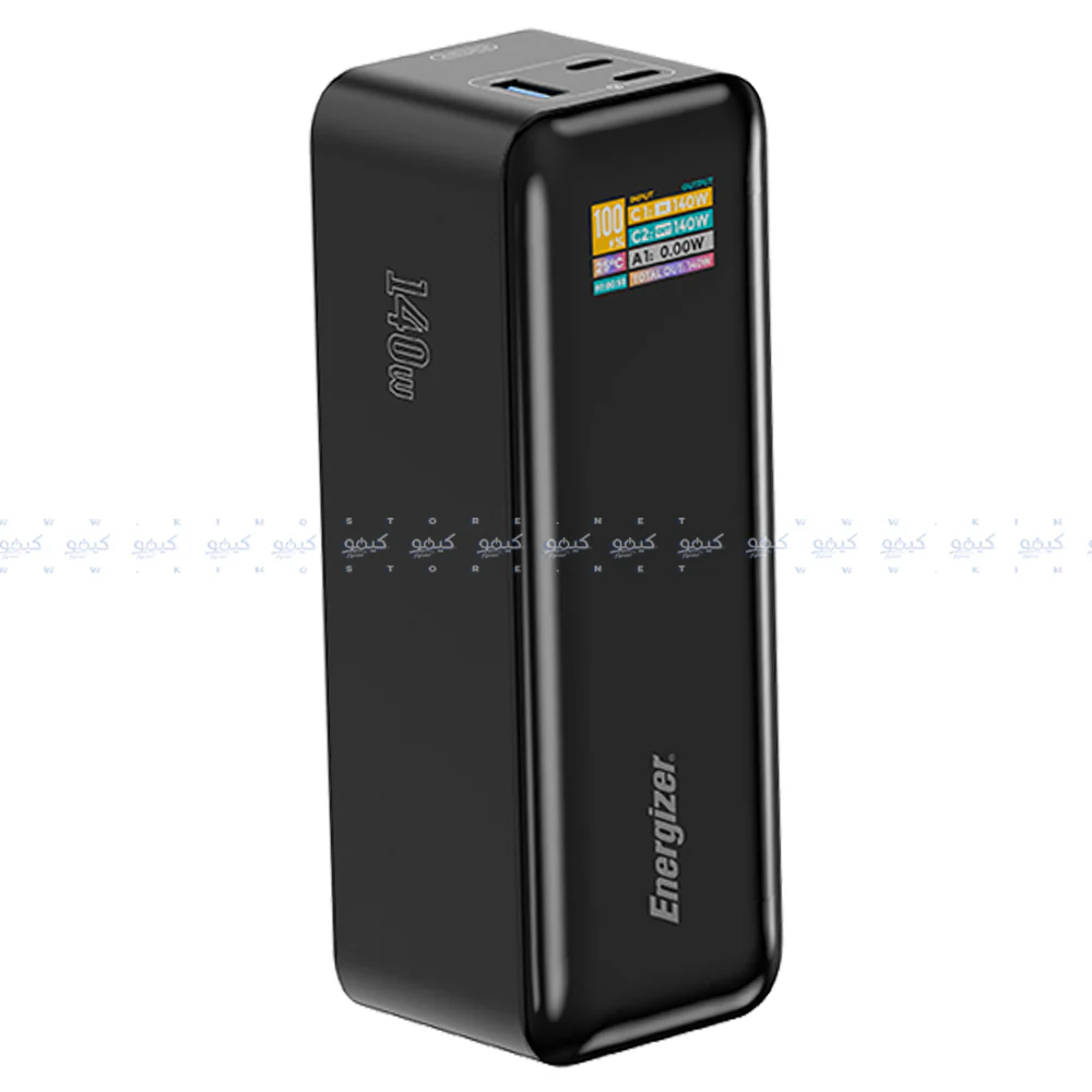 Energizer XP27000PD Power Bank USB + 2x PD Type-C 140W Fast Charging 27000mAh - Black - Image 2