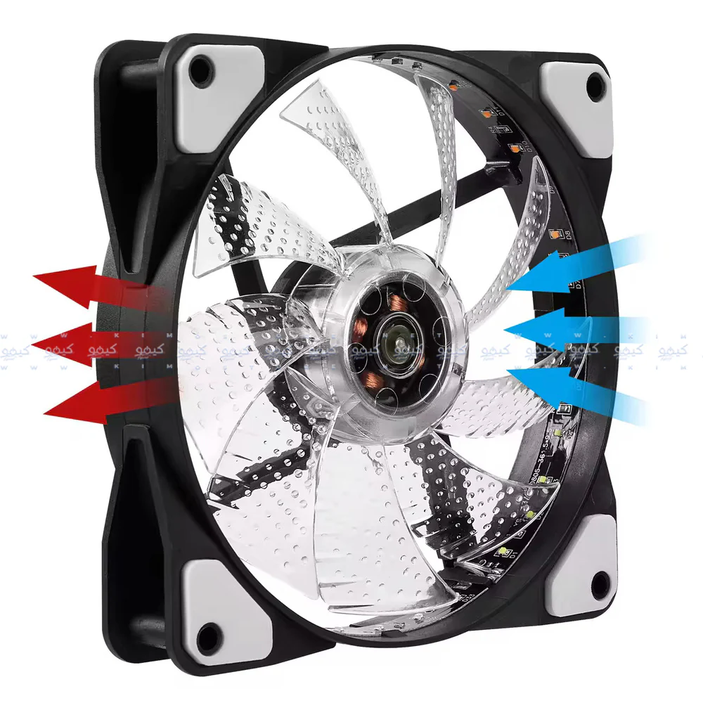 Esgaming Dual Ring Gaming LED Case Fan - Image 3