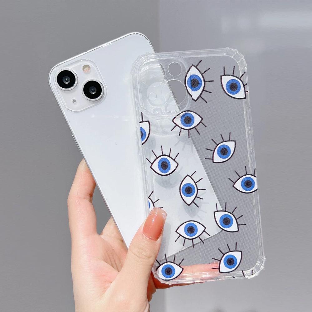 Eye Pattern Clear Phone Cover iPhone - Image 4