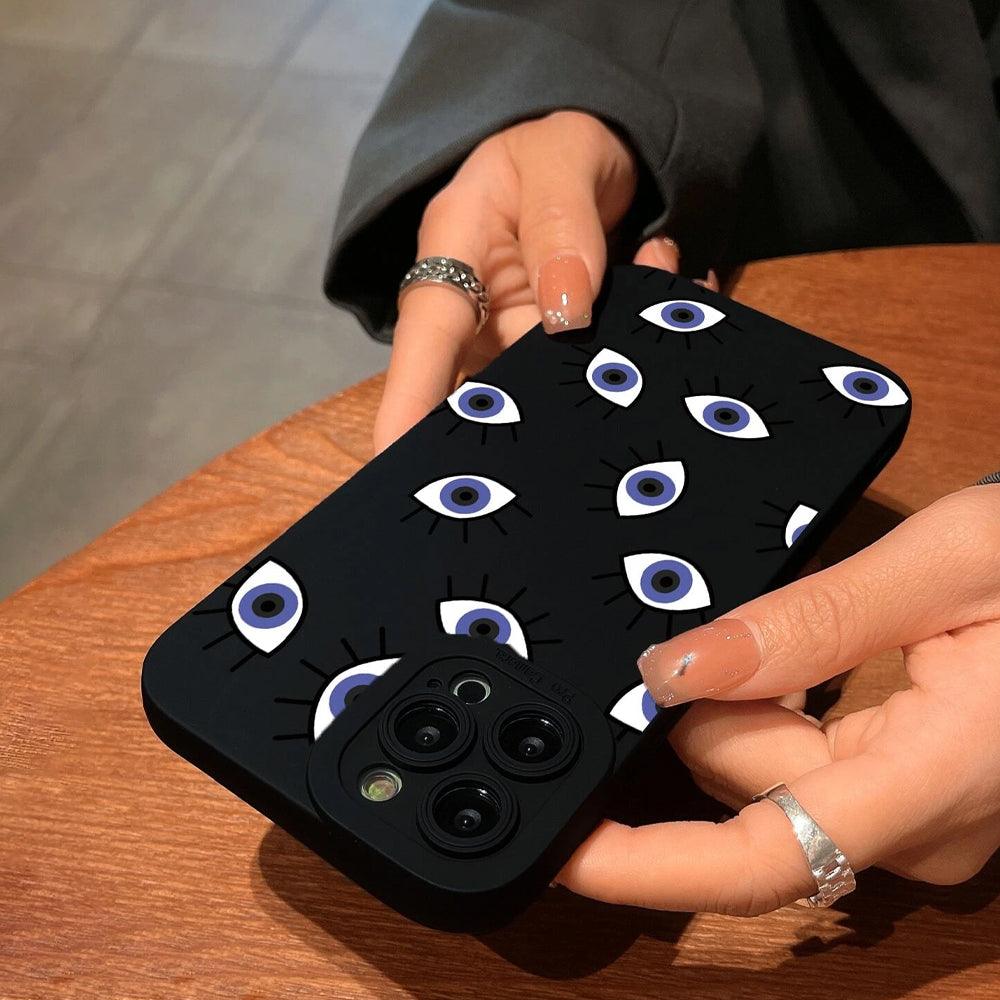 Eye Pattern Plastic Phone Cover iPhone - Image 3