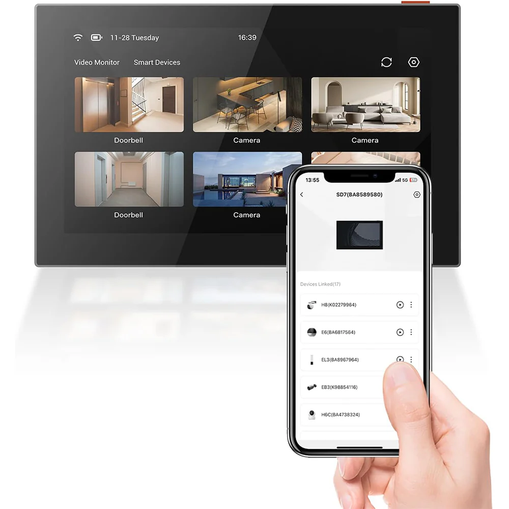 EZVIZ CS-SD7 7 Inch IPS Wireless Smart Screen - Image 7