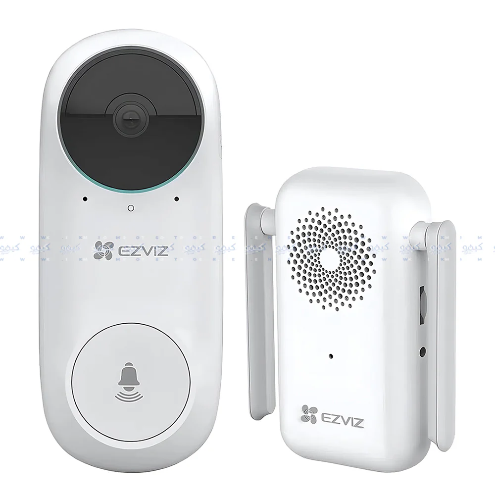 EZVIZ DB2C Kit Wire-Free Wi-Fi Video Doorbell Kit With Chime 2MP 2.2mm (Mic)