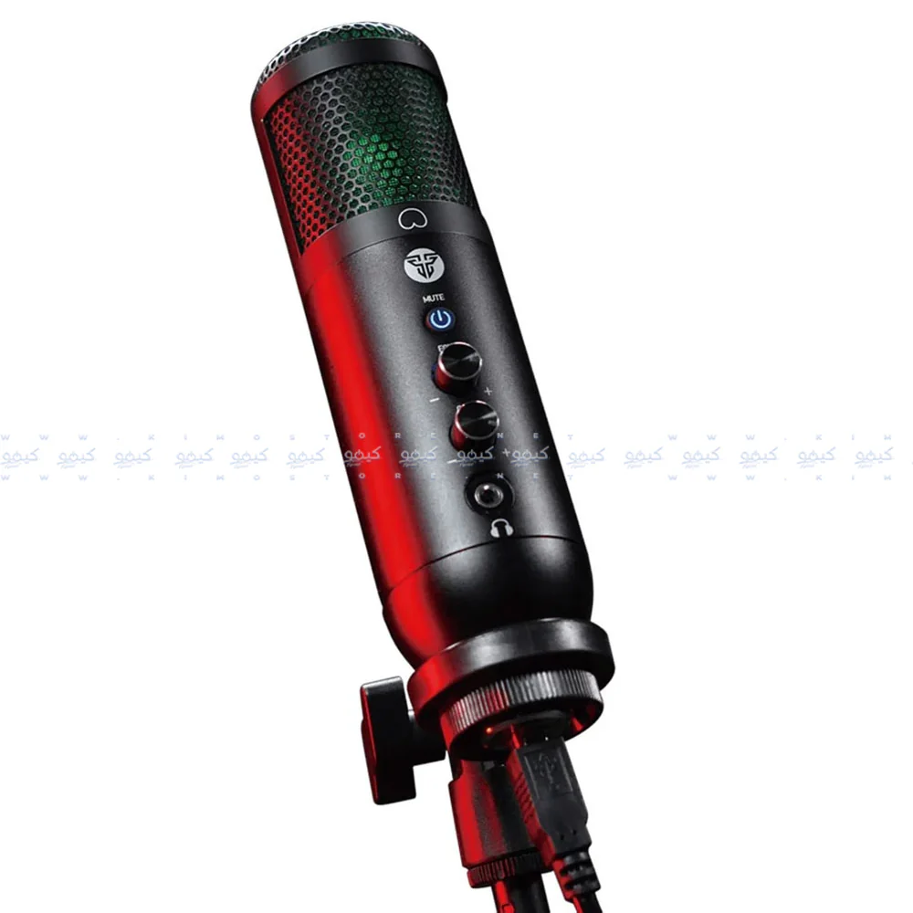 Fantech LEVIOSA MCX01 Condenser Wired RGB Gaming Microphone - Black - Image 4
