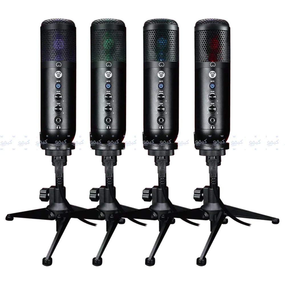 Fantech LEVIOSA MCX01 Condenser Wired RGB Gaming Microphone - Black - Image 5