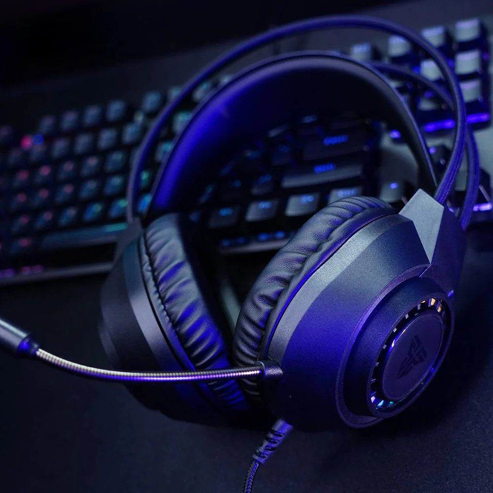 Fantech PORTAL HQ55 RGB Gaming Headset - Black - Image 8